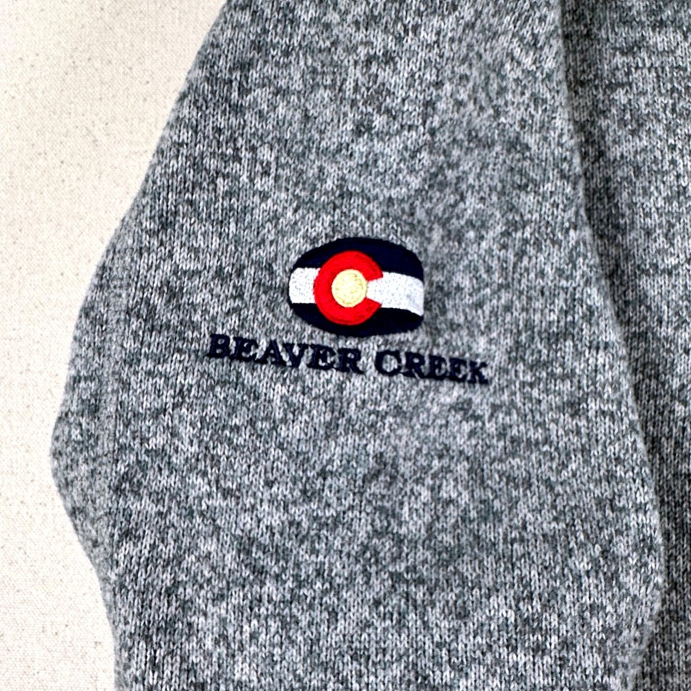 Patagonia Better Sweater Mens Medium Gray Quarter Zip Fleece Pullover 25522FA16 - Picture 7 of 9